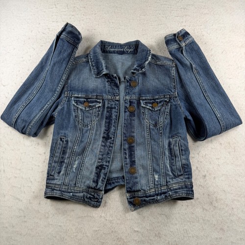American eagle denim jacket - american,