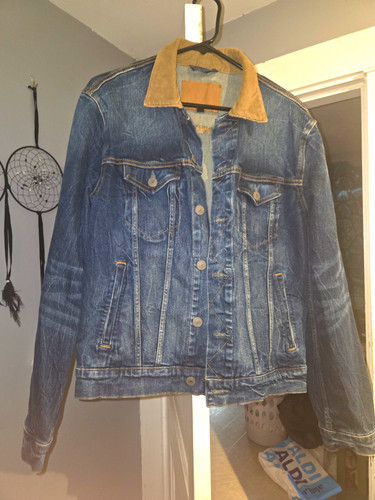 American eagle denim trucker - american,