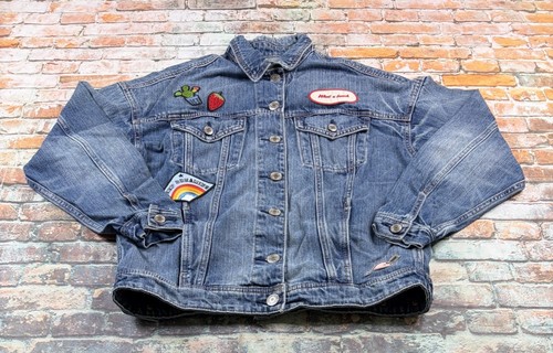 American eagle denim jacket - american,