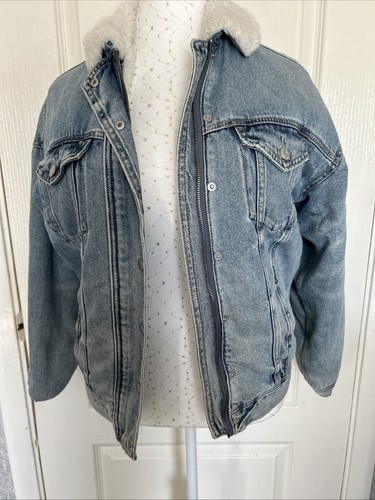 American eagle fur - lined, denim
