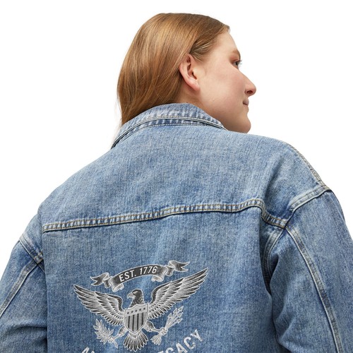 American eagle emblem denim - american,